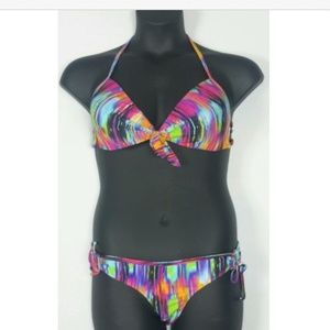 2Chillies Ikat Halter Bikini Swimsuit #907